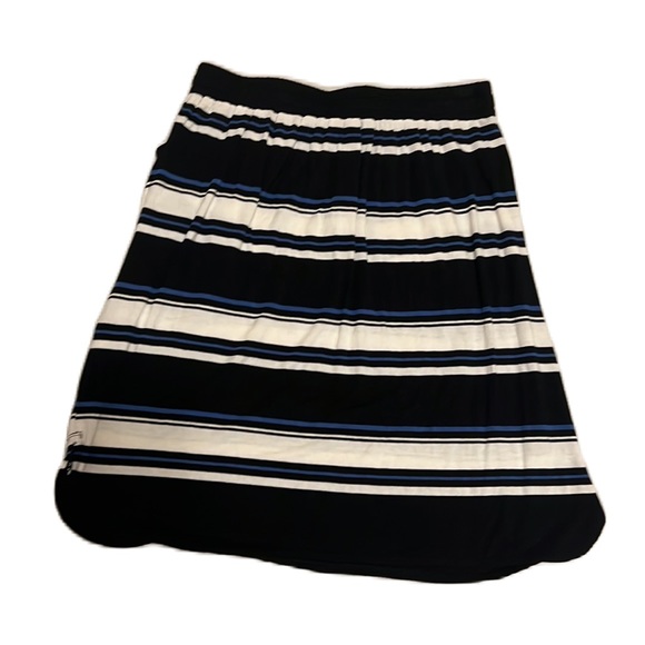 Women’s MAX STUDIO, Striped, Elastic Tie belt Waist, Multi Colors, Size Small - Picture 2 of 5